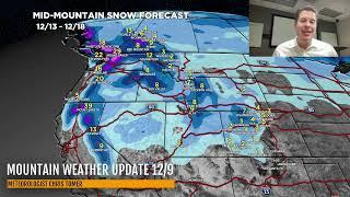 Mountain Weather Update 12/9, Meteorologist Chris Tomer