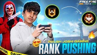 RANK PUSH TO GRANDMASTER!! VERY HARDI FREE FIRE