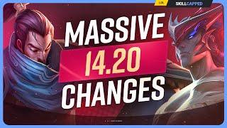 NEW PATCH 14.20 CHANGES: MASSIVE UPDATE - League of Legends