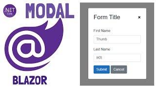 Blazor : Modal Window popup [Example]