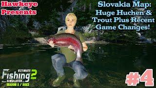 Ultimate Fishing Simulator 2 - Slovakia Map: Huge Huchen & Trout Plus Recent Game Changes!