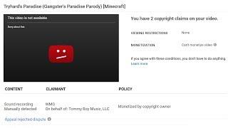 I copyright claimed my own YouTube video to get it re-monetized