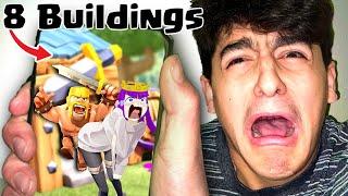 I Beat Clash Royale Only Using Buildings