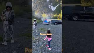 #portageglacier #camping2024 #fypviral  #alaskathebeautiful #fypシ゚