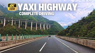 Yaxi Expressway - China's Marvelous Engineering - Scenic Drive 4K HDR - Sichuan