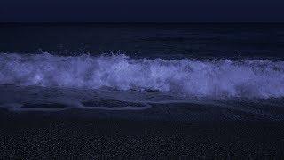 Fall Asleep with Powerful Waves at Night on Museddu Beach - Ocean Sounds for Deep Sleeping