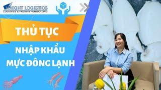 THỦ TỤC NHẬP KHẨU MỰC ĐÔNG LẠNH | KNIGHT LOGISTICS