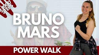 BRUNO MARS POWER WALKING WORKOUT! || 6min At home LOW IMPACT walking workout