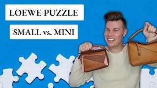  LOEWE PUZZLE BAG - MINI vs. SMALL COMPARISON