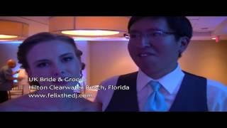 Tampa Wedding DJ Hilton Clearwater Beach Wedding Reception Tampa DJ