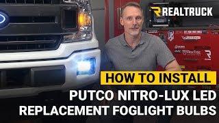 How to Install Putco Nitro Lux LED Replacement Headlight Bulbs H10 Fog Light Replacement on a F-150