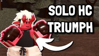 SOLO HARDCORE TRIUMPH WITH REBALANCED BRAWLER | Roblox Tower Defense Simulator TDS