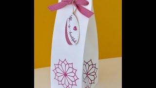 Tall, Elegant Gift Bag, Eastern Palace Week, Video Tutorial  - New from Stampin' Up