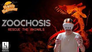 ZOOCHOSIS in VR with UEVR + GUIDE! - Played on Quest 3 ( Halloween Season 2024)