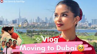 Moving to Dubai ️|Vlog | Made it to Emirates airlines as a Cabin Crew Member| Airport scenes