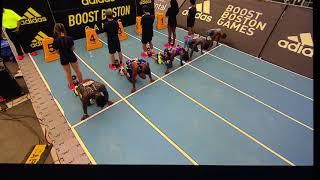 Isiah YOUNG 9.94 beating Noah LYLES 10.10 Adidas Boots Boston 2021