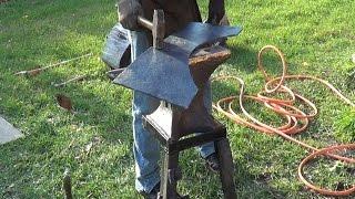 Blacksmithing - Biting Off More Than I Can Chew - Hammered Table Legs