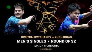 Dimitrij Ovtcharov vs Zhou Qihao | MS R32 | China Smash 2024