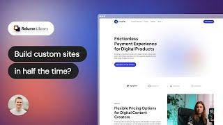 Relume's AI Site Builder helps you build high-end, custom websites FAST