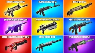 Evolution of All Fortnite Assault Weapons (Chapter 1 Season 1 - Chapter 3 Season 4)