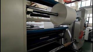 Mg Tissue Paper Slitter Winder Machine With Double Rewinder Shafts