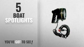 Top 10 Boat Spotlights [2018]: 12v Halogen Hand Boat Spot Light Handheld Mobile Car Spotlight Car