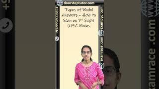 Model Answers for UPSC Mains - How to Scan at First Sight |What are the Criteria? IAS #doorsteptutor