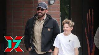 Ben Affleck And Son Sam Enjoy Black Friday Shopping At Amoeba Records