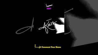 Akshit Name Signature Style | Akshit Unique Signature| A letter Style #signature #art #artist