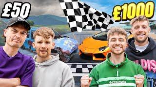 £50 vs £1000 Race Across The Country