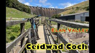 The Ceidwad Coch mountain bike route at Elan Valley