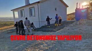 YENİ EVİMİZİN TELETUVAR BETONLARINI ATTIK SAĞOLSUN ARKADAŞLAR YARDI ETTİLER