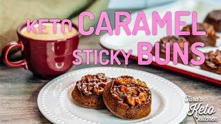 Keto Caramel Sticky Buns (3 Net Carbs) A Low Carb Breakfast Recipe (Easy)