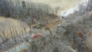 Slemmons Run Trail Bridge Replacement Progress - 1/16/25
