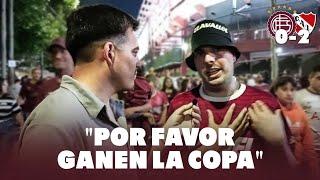 REACCIÓN CON LOS HINCHAS / #LANÚS 0-2 INDEPENDIENTE / LIGA PROFESIONAL DE FÚTBOL