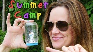 OLAF Snow Globes Do It Yourself Disney Frozen Glitter Globes Learning at DCTC Summer Camp