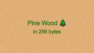 Pine Wood Texture Tutorial  | Generative SVG