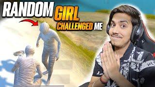 RANDOM FAKE GIRL CHALLENGED ME| SOLO VS SQUAD GAMEPLAY| PUBG LITE