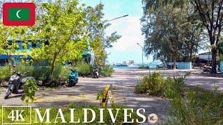 4K Hulhumale Local Market in Maldives Walking Tour 2024