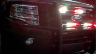 Fire Command Vehicle Installation - CPS Authority Emergency LED Lights