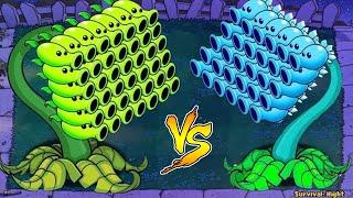 Gatling Repeater Vs Gatling Snow Pea Vs Giga Gargantuar Vs Dr Zomboss Plants Vs Zombies Battlez