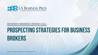 Prospecting Strategies for Business Brokers