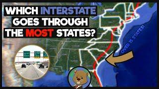 Which US Interstate Goes Through The Most States?