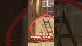 A 256 years old wooden ladder that could start a war? #jerusalem #history #historyfacts #shorts