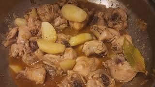 Chicken Adobo george R vlogs version very delicious with an special ingredient on it.