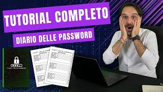 TUTORIAL DIARIO DELLE PASSWORD DA PUBBLICARE SU AMAZON KDP IN SELF PUBLISHING!