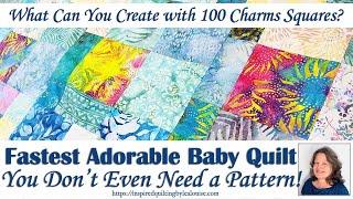 What Can You Make with 100 Charms? So Easy You Don’t Need a Pattern!