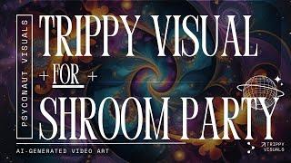 [4K UHD] Trippy AI Visuals for Shroom Trip | Perfect for Watching While High