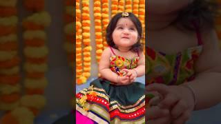 Kesariyo Rang - Cute Little Girl ️ | #Garba #DandiyaSong