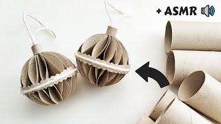  How to Make Christmas Bauble Decoration / ASMR Cozy Crafting / DIY Tutorial New Year's Ornaments 